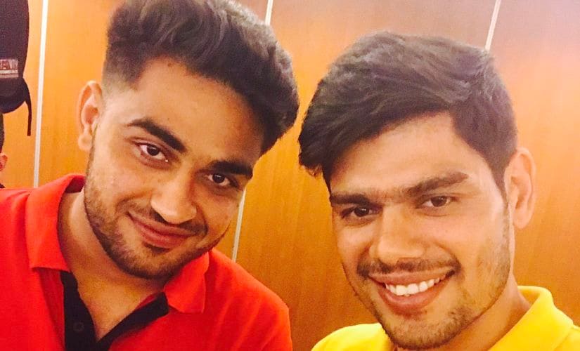 Ajay Kumar and Rohit Kumar of Bengaluru Bulls