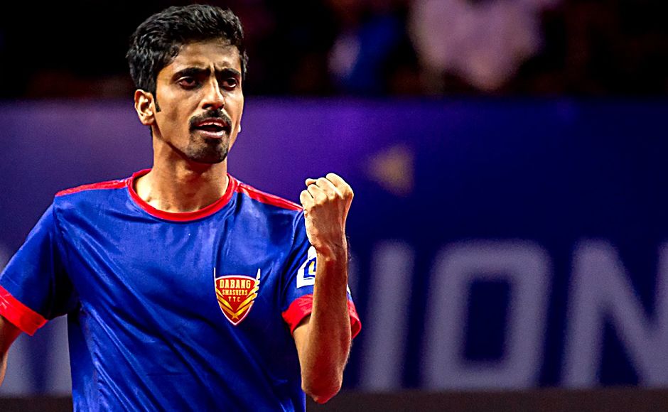 G Sathiyan upsets Wong Chun Ting to help Dabang Smashers TTC beat DHFL Maharashtra United G Sathiyan upsets Wong Chun Ting to help Dabang Smashers TTC beat DHFL Maharashtra United