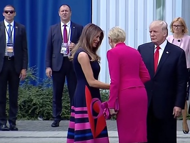 G20 Summit: No, Poland's First Lady didn't 'pull a Suarez' on Donald Trump; it was likely just protocol G20 Summit: No, Poland's First Lady didn't 'pull a Suarez' on Donald Trump; it was likely just protocol