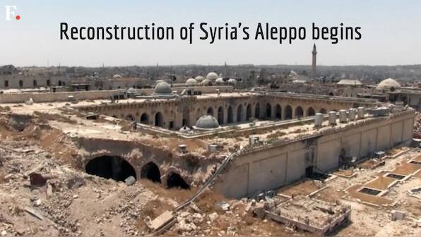 Watch: Reconstruction of the Old City of Syria's Aleppo begins