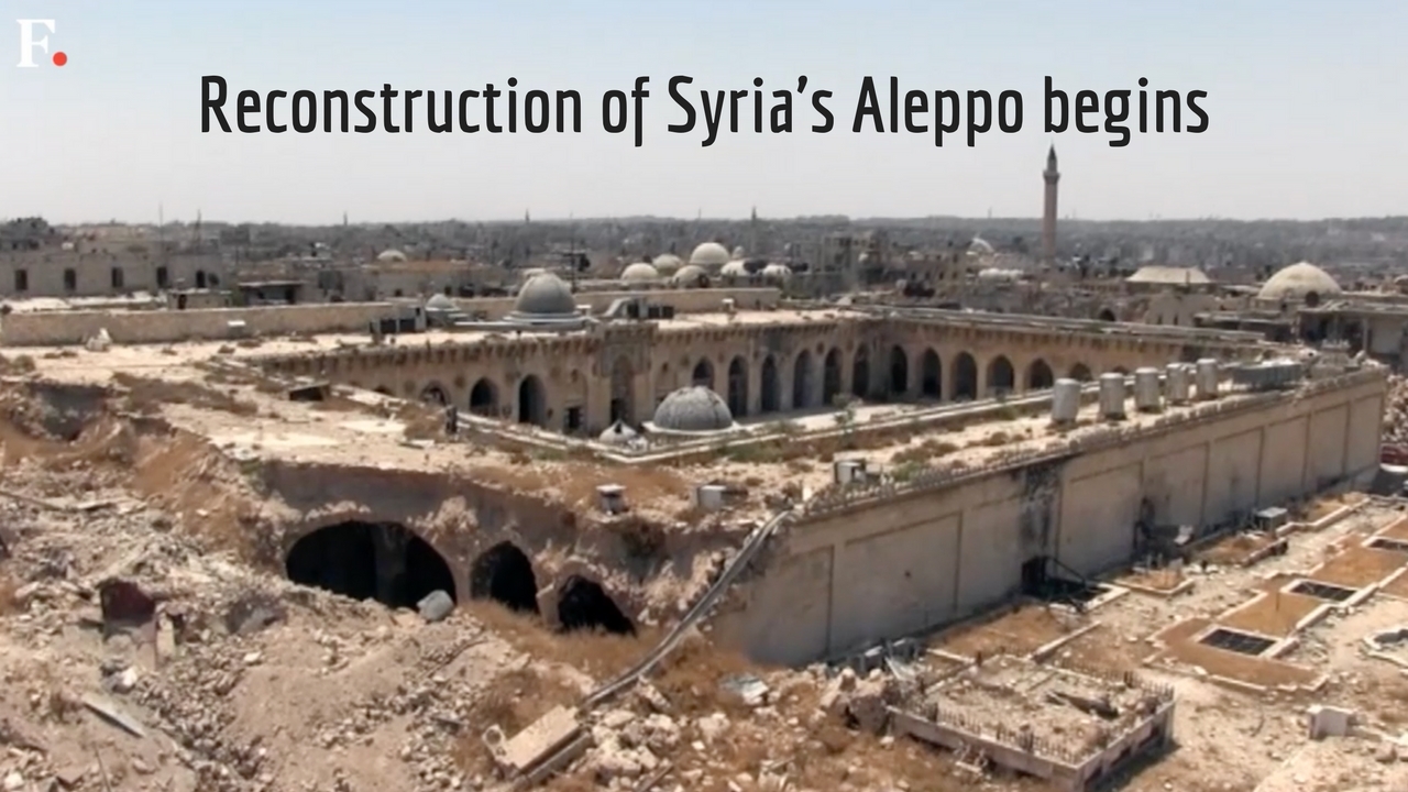Watch: Reconstruction of the Old City of Syria's Aleppo begins Watch: Reconstruction of the Old City of Syria's Aleppo begins