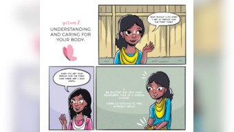 A comic book on menstrual hygiene is helping girls in rural India better understand their bodies