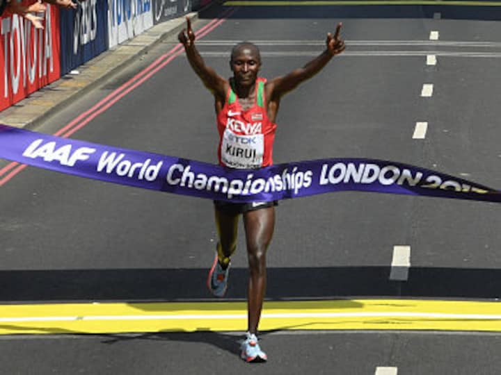 IAAF World Athletics Championships 2017: Kenya's Geoffrey Kipkorir Kirui clinches gold in men's marathon