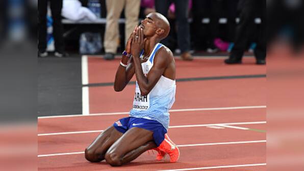 IAAF World Athletics Championships 2017: Mo Farah wins silver in last race of his career