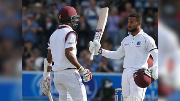 England vs West Indies, 2nd Test: Kraigg Brathwaite, Shai Hope slam tons to hand visitors first-innings lead