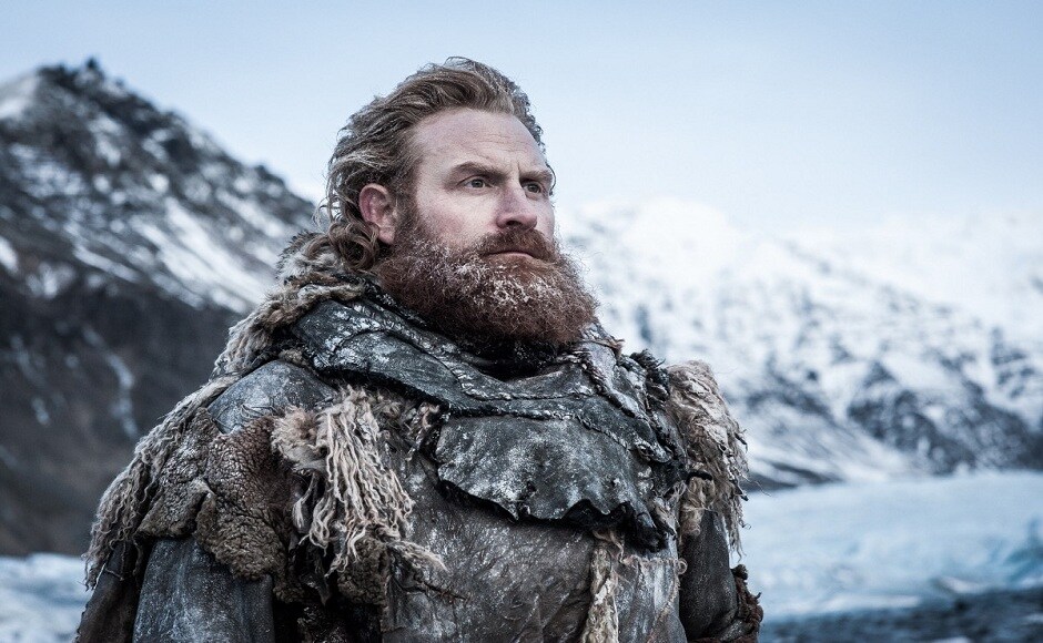 Tormund also joins Jon in search of a wight beyond the wall, along with Gendry, Jorah, Hound, Thoros and Beric. Of late he has also developed a romantic liking towards Brienne of Tarth. Image via HBO.