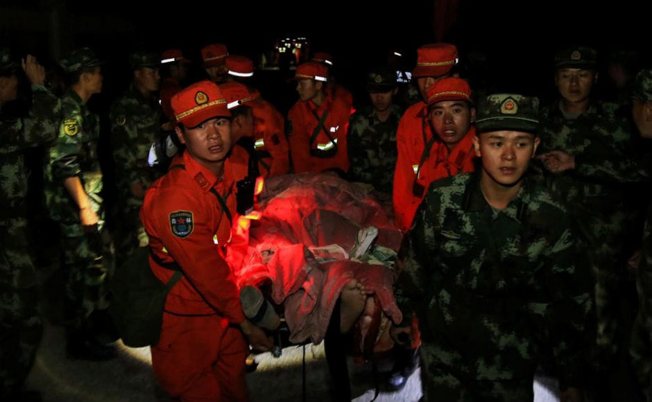 The earthquake was followed by at least one aftershock, which measured at 4.2 magnitude according to the US Geological Survey. Reuters The earthquake was followed by at least one aftershock, which measured at 4.2 magnitude according to the US Geological Survey. Reuters