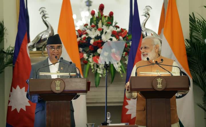 India-Nepal bilateral talks: Narendra Modi, Sher Bahadur Deuba ink eight pacts to boost ties India-Nepal bilateral talks: Narendra Modi, Sher Bahadur Deuba ink eight pacts to boost ties