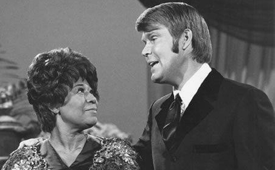 Glen Campbell with Ella Fitzgerald. Image from Facebook