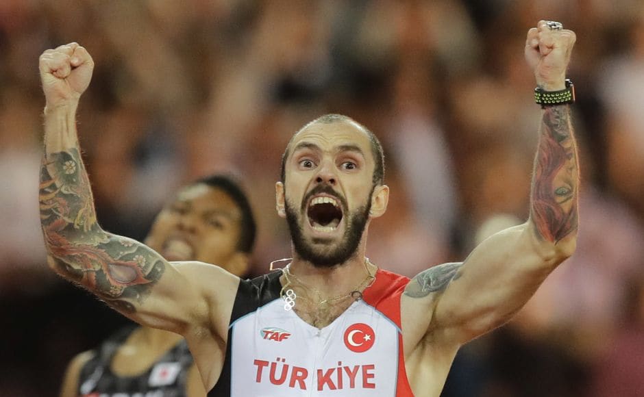 Turkey's Ramil Guliyev earned the biggest upset of IAAF World Championships by winning the 200 metres ahead of South Africa's Wayde van Niekerk. AP Turkey's Ramil Guliyev earned the biggest upset of IAAF World Championships by winning the 200 metres ahead of South Africa's Wayde van Niekerk. AP