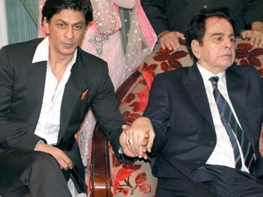 How Dilip Kumar and Shah Rukh Khan's camaraderie goes way beyond photo opportunities How Dilip Kumar and Shah Rukh Khan's camaraderie goes way beyond photo opportunities