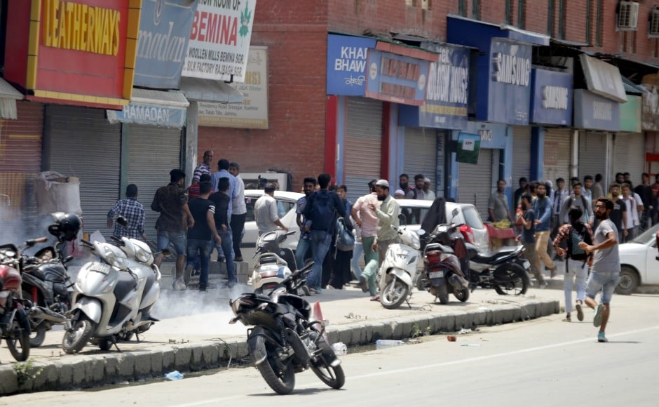 Several locals, however, indulged in stone-pelting, to disrupt encounter operations. Two civilians were killed and at least half a dozen were injured in retaliatory firing. Firstpost/Suhail Bhat Several locals, however, indulged in stone-pelting, to disrupt encounter operations. Two civilians were killed and at least half a dozen were injured in retaliatory firing. Firstpost/Suhail Bhat