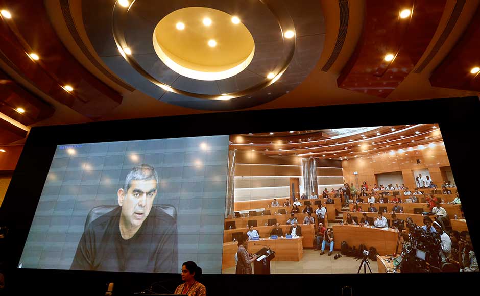 In marathon investor calls and media briefing, Infosys Chairman R Seshasayee said anonymous complaints of alleged misdeeds in the acquisition of Israeli firm Panaya are being repeated over and over again despite two independent probes not finding any wrongdoings. He countered Murthy's assertion that the In marathon investor calls and media briefing, Infosys Chairman R Seshasayee said anonymous complaints of alleged misdeeds in the acquisition of Israeli firm Panaya are being repeated over and over again despite two independent probes not finding any wrongdoings. He countered Murthy's assertion that the