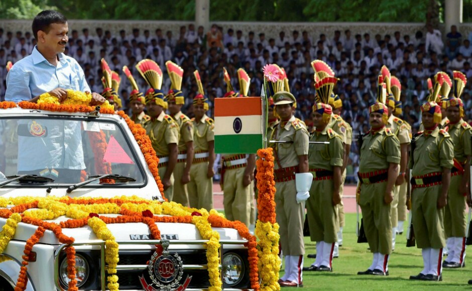 In his Independence Day address, Kejriwal said governments should ensure freedom for women instead of imposing restrictions on them. He also said that justice has to be certain and swift in order to tackle crime against women. PTI In his Independence Day address, Kejriwal said governments should ensure freedom for women instead of imposing restrictions on them. He also said that justice has to be certain and swift in order to tackle crime against women. PTI