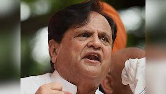 Congress leader Ahmed Patel takes oath as Rajya Sabha member for fifth term