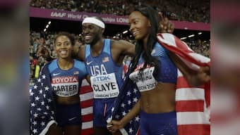 IAAF World Athletics Championships 2017 medal tally: USA dominate with 1-2 finish in triple jump, 400m hurdles