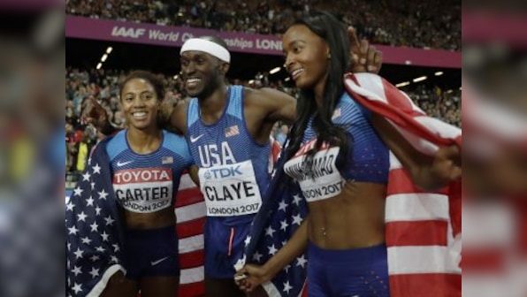 IAAF World Athletics Championships 2017 medal tally: USA dominate with 1-2 finish in triple jump, 400m hurdles
