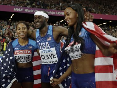 IAAF World Athletics Championships 2017 medal tally: USA dominate with 1-2 finish in triple jump, 400m hurdles IAAF World Athletics Championships 2017 medal tally: USA dominate with 1-2 finish in triple jump, 400m hurdles