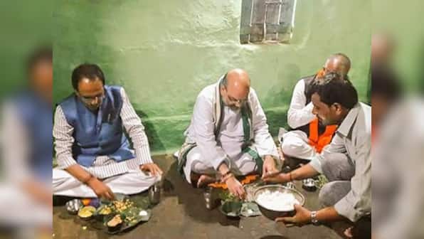 Bhopal tribal family which hosted Amit Shah for lunch doesn't have toilet at home, reveals Congress