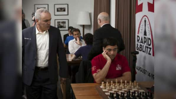 Viswanathan Anand vs Garry Kasparov: Stalwarts show glimpses of brilliance but settle for draw at Saint Louis Rapid & Blitz