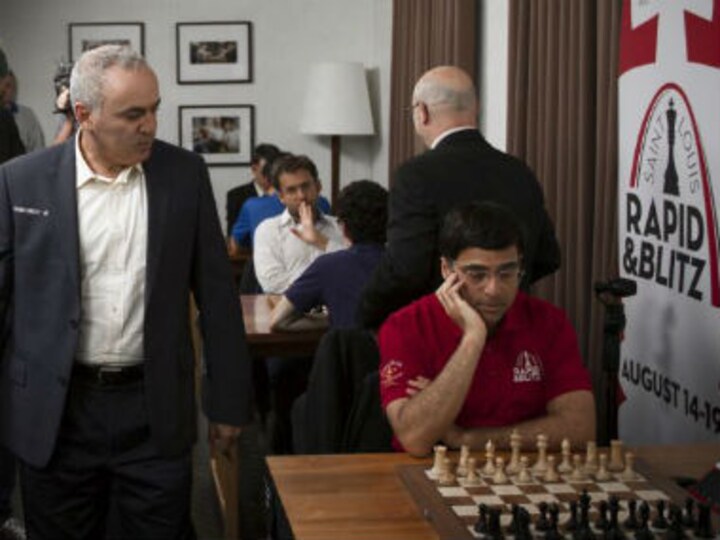 Viswanathan Anand vs Garry Kasparov: Stalwarts show glimpses of brilliance but settle for draw at Saint Louis Rapid & Blitz