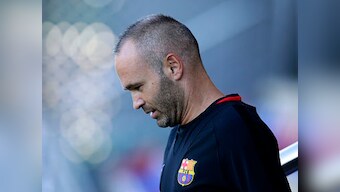 La Liga: Barcelona captain Andres Iniesta says refereeing errors against Las Palmas has left team bitter