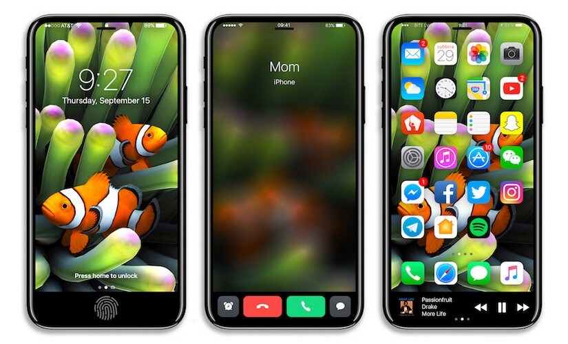 Apple iPhone 8 render. iDrop News, Benjamin Geskin