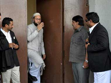 AIMIM, Congress join hands over National Anthem row, say nationalism cannot be defined by refusal to stand AIMIM, Congress join hands over National Anthem row, say nationalism cannot be defined by refusal to stand