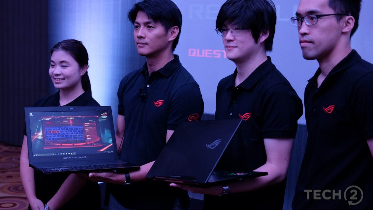 The laptop weighs a mere 2.25 kg