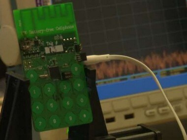 Battery-free mobile prototype. University of Washington