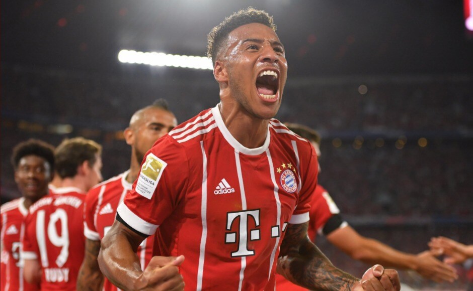 French midfielder Corentin Tolisso scored on his Bayern Munich debut at the Allianz Arena, making it 2-0. Image Courtesy: Twitter @FCBayern French midfielder Corentin Tolisso scored on his Bayern Munich debut at the Allianz Arena, making it 2-0. Image Courtesy: Twitter @FCBayern