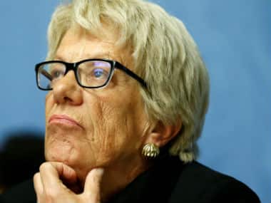 File image of Carla del Ponte. Reuters