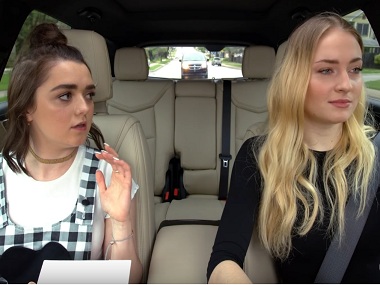Game of Thrones' Stark sisters, Sophie Turner and Maisie Williams rock Carpool Karaoke: The Series Game of Thrones' Stark sisters, Sophie Turner and Maisie Williams rock Carpool Karaoke: The Series