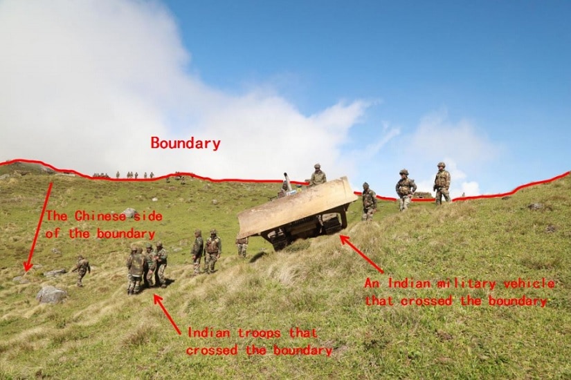 Sikkim standoff: Indian troops trespassed 80 metres into Chinese territory, claims Beijing in official statement
