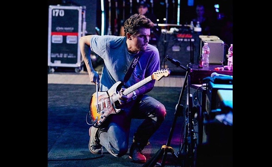 Mayer performing on stage. Image from Facebook Mayer performing on stage. Image from Facebook