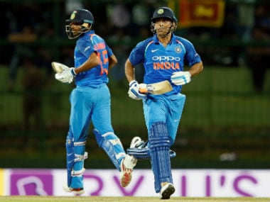 Dhoni and Bhuvaneshwar formed a 100 run partnership. Reuters