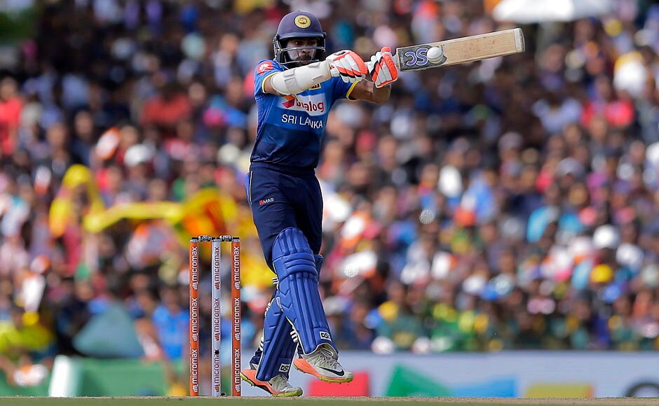 Niroshan Dickwella provided an ideal platform for Sri Lanka as he slammed 64 runs off 74 balls. AP Niroshan Dickwella provided an ideal platform for Sri Lanka as he slammed 64 runs off 74 balls. AP