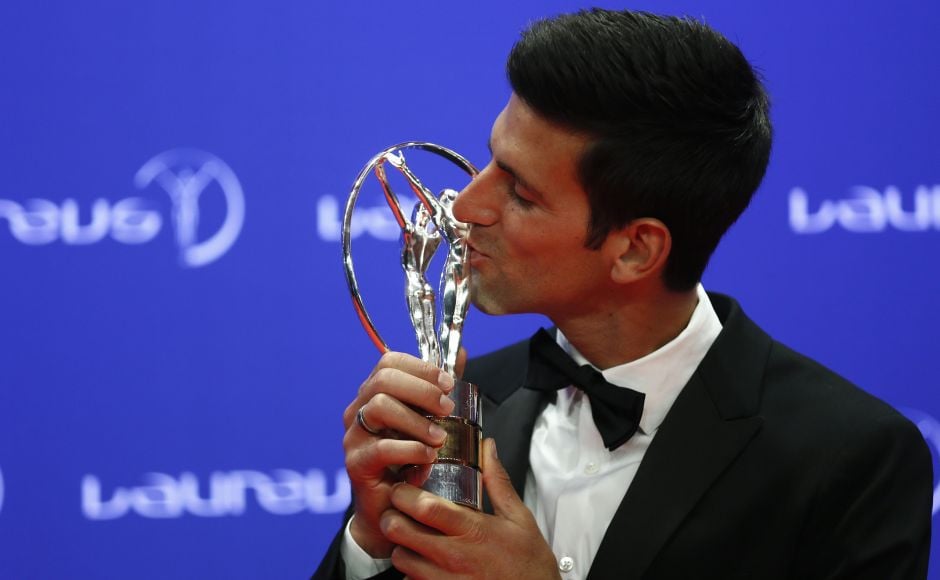 Novak Djokovic who won the ‘Sportsman of the Year’ for the third time in 2016 after winning three Grand Slams – Australian Open, Wimbledon and US Open – in 2015. Reuters Novak Djokovic who won the ‘Sportsman of the Year’ for the third time in 2016 after winning three Grand Slams – Australian Open, Wimbledon and US Open – in 2015. Reuters