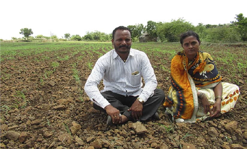 File image of Suresh Chole and his wife. Parth MN/Firstpost