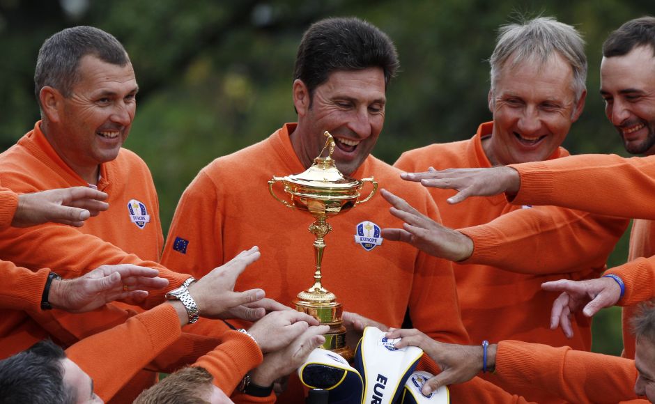 The Laureus World Team of the Year Award was presented to the European Ryder Cup Team after their thrilling golf victory against the United States at Medinah. Reuters The Laureus World Team of the Year Award was presented to the European Ryder Cup Team after their thrilling golf victory against the United States at Medinah. Reuters