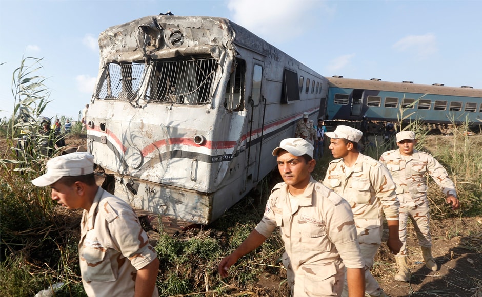 The health ministry said 75 ambulances have been dispatched to treat casualties and that all the hospitals in Alexandria have been placed on high alert. AP The health ministry said 75 ambulances have been dispatched to treat casualties and that all the hospitals in Alexandria have been placed on high alert. AP