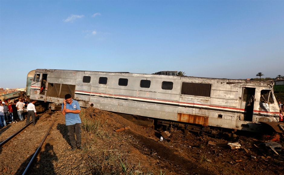 It is the deadliest train accident in the North African country since a train ploughed into a bus carrying schoolchildren in November 2012, killing 47 people. AP It is the deadliest train accident in the North African country since a train ploughed into a bus carrying schoolchildren in November 2012, killing 47 people. AP