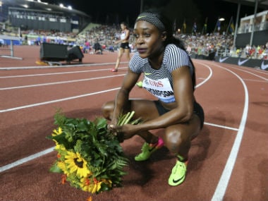 File image of Elaine Thompson. Reuters