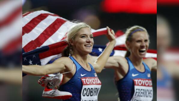 IAAF World Athletics Championships 2017: Emma Coburn, Courtney Frerichs complete shock USA 1-2 in steeplechase