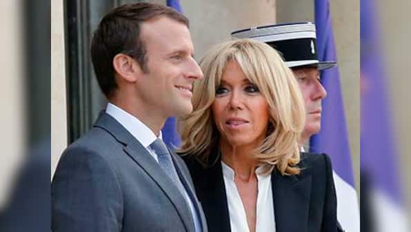 Brigitte Macron, wife of French president Emmanuel Macron, targeted by fake news over gender