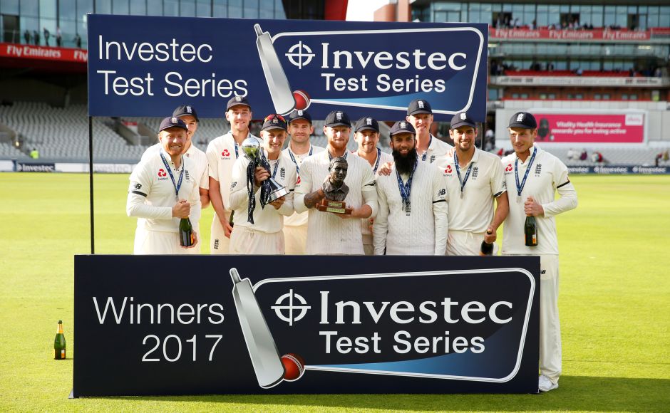England defeatd South Africa by 177 runs at Old Trafford to win the Test series 3-1 and thus, ending a 19-year drought at home against the Proteas. Reuters England defeatd South Africa by 177 runs at Old Trafford to win the Test series 3-1 and thus, ending a 19-year drought at home against the Proteas. Reuters
