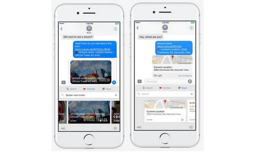 New features in GBoard iOS app