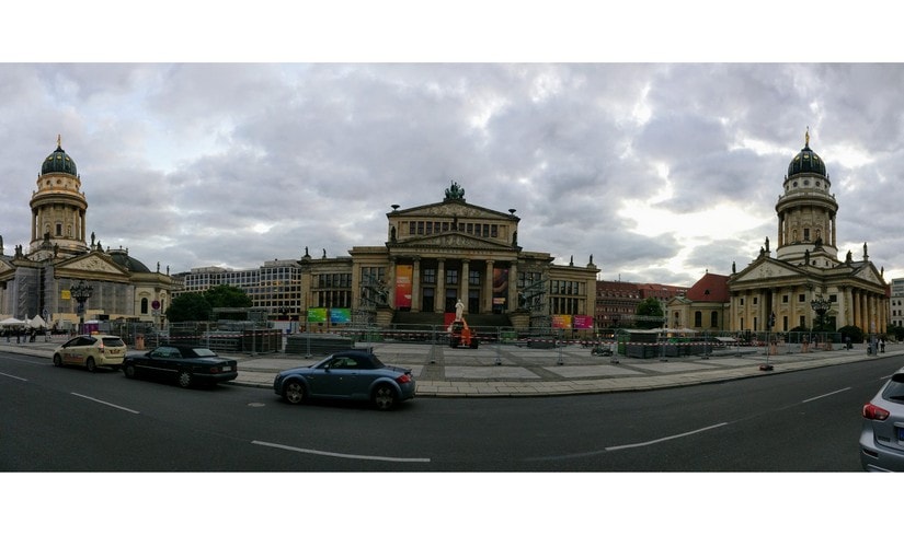Gendarmenmarkt is one of the most popular squares in Berlin. The French Cathedral is on the right. Image: Nimish Sawant