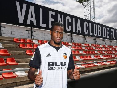 Valencia will reportedly need to pay €25 million to buy Geoffrey Kondogbia at the end of his one-year loan period. Image courtesy: Twitter/@valenciacf