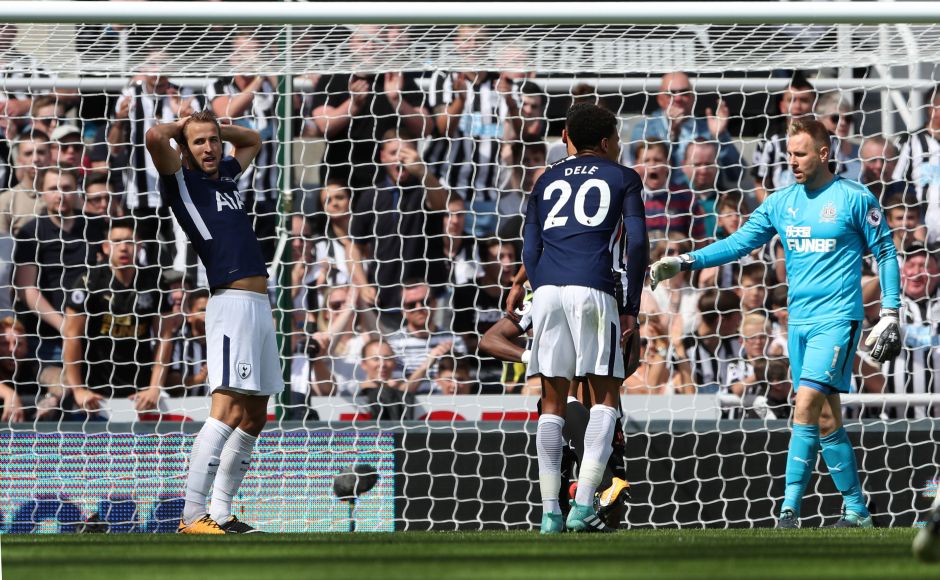 Harry Kane couldn't score as he continued his astonishing run of never scoring a goal for Spurs in the month of August. Reuters Harry Kane couldn't score as he continued his astonishing run of never scoring a goal for Spurs in the month of August. Reuters